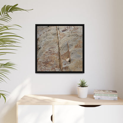 Sedimentary Symphony - Unique Stretched Canvas Wall Art