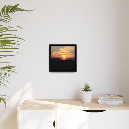 Gilded Horizon - Unique Stretched Canvas Wall Art