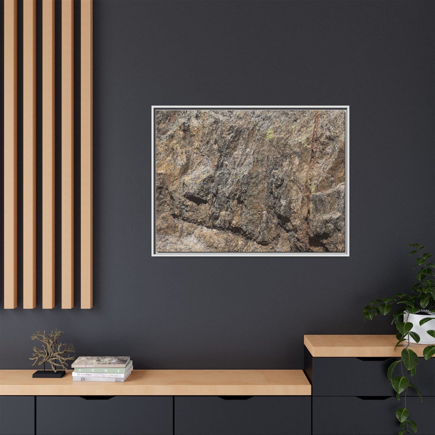 Weathered Time - Unique Stretched Canvas Wall Art