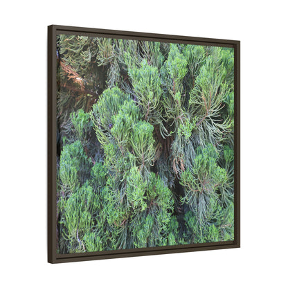 Verdant Whispers - Unique Stretched Canvas Wall Art