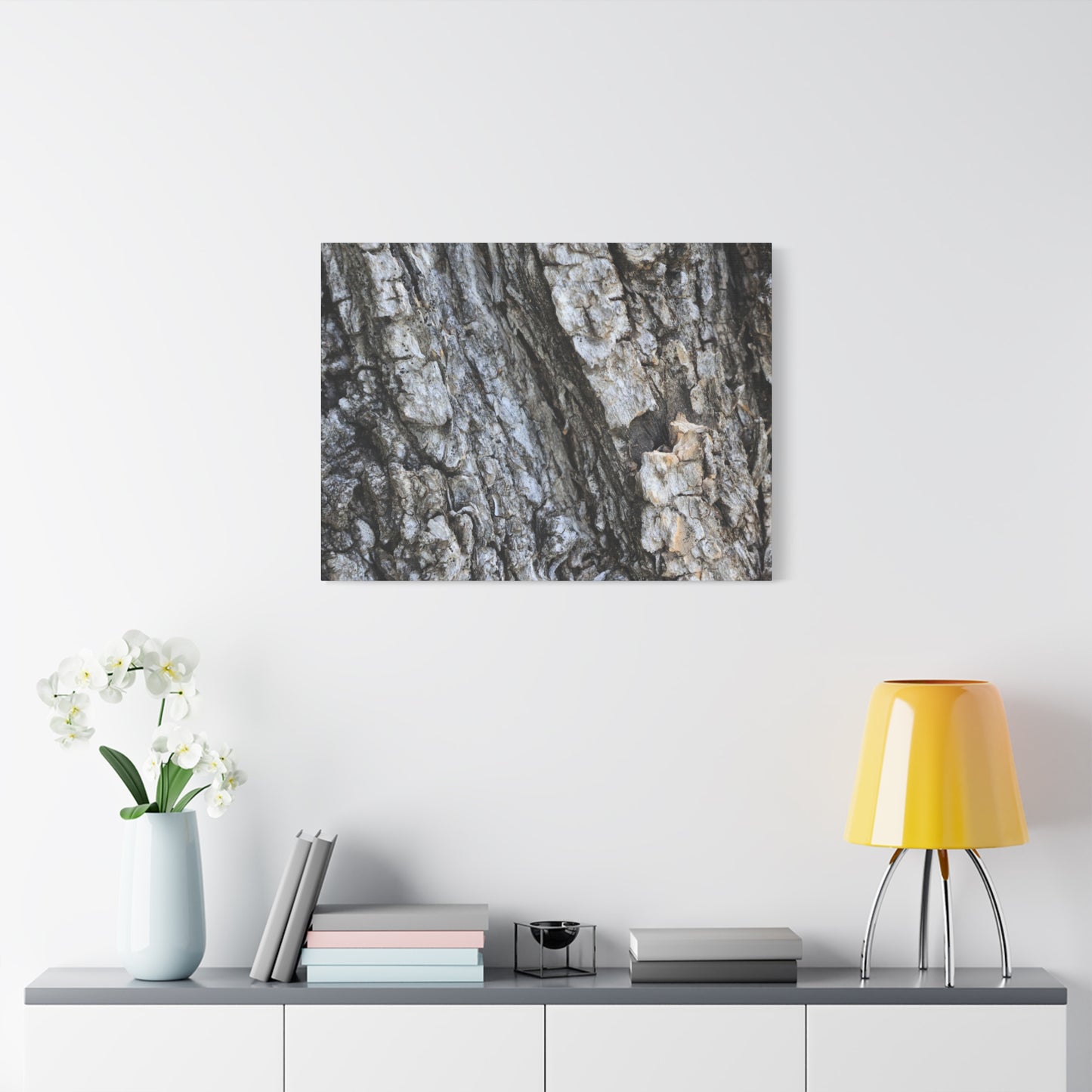 Nature's Rough Embrace - Unique Frameless Canvas Wall Art