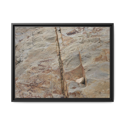 Sedimentary Symphony - Unique Stretched Canvas Wall Art