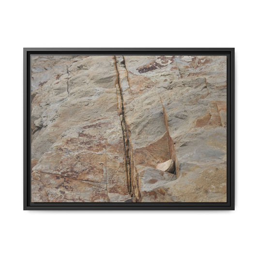 Sedimentary Symphony - Unique Stretched Canvas Wall Art