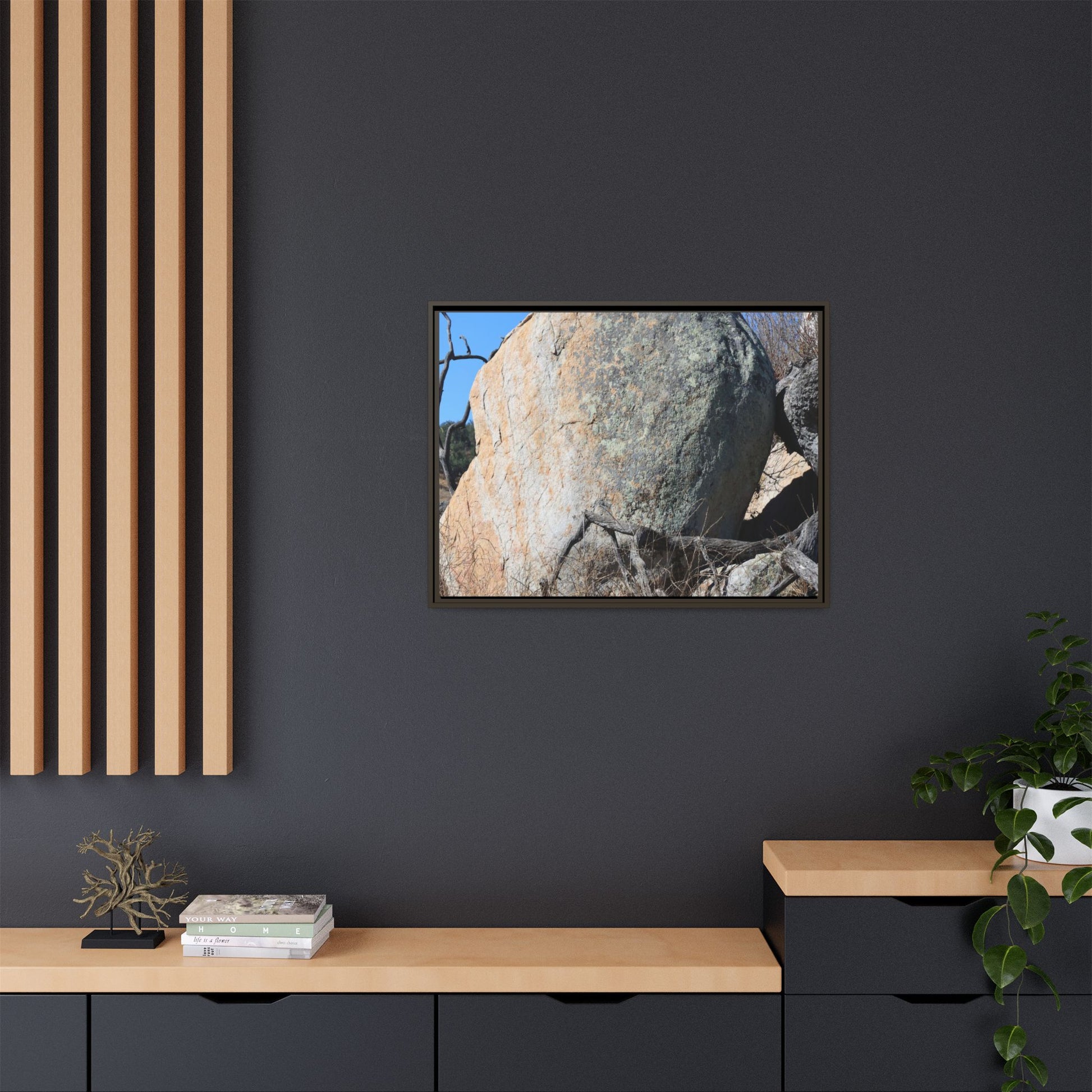 Stony Sentinel - Unique Stretched Canvas Wall Art - Art By Earth