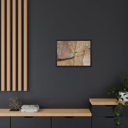 Rusty Crevices - Unique Stretched Canvas Wall Art