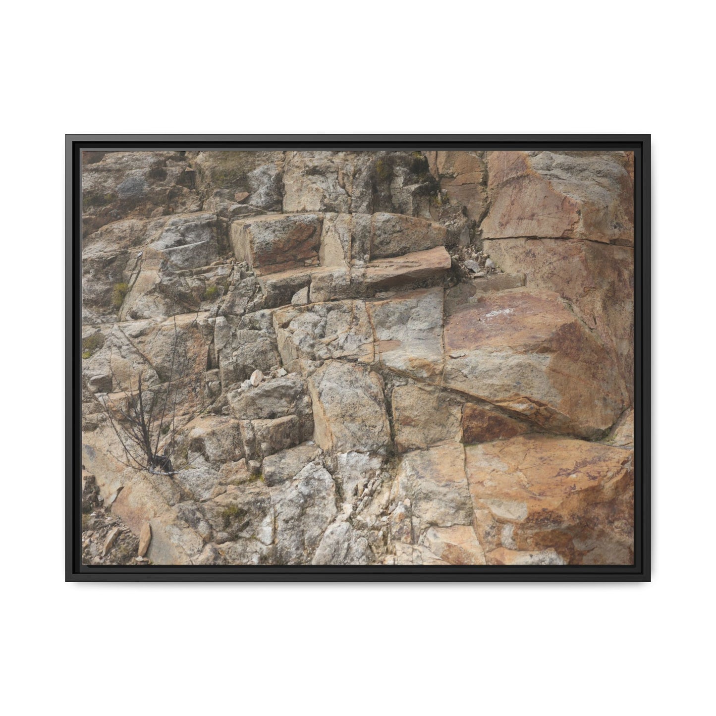 Sandstone Symphony - Unique Stretched Canvas Wall Art