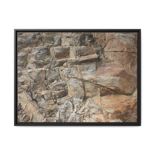 Sandstone Symphony - Unique Stretched Canvas Wall Art