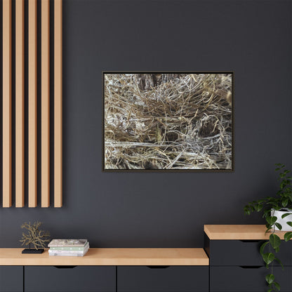Tangled Whispers of Autumn - Unique Stretched Canvas Wall Art
