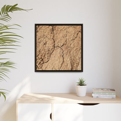 Parched Land - Unique Stretched Canvas Wall Art