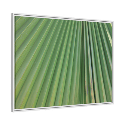Emerald Rays - Unique Stretched Canvas Wall Art