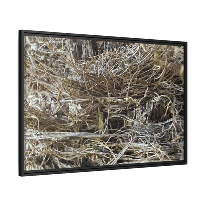 Tangled Whispers of Autumn - Unique Stretched Canvas Wall Art