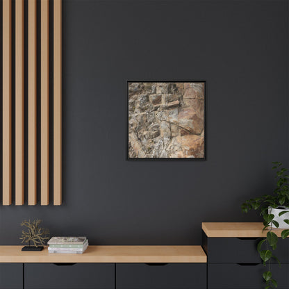 Sandstone Symphony - Unique Stretched Canvas Wall Art