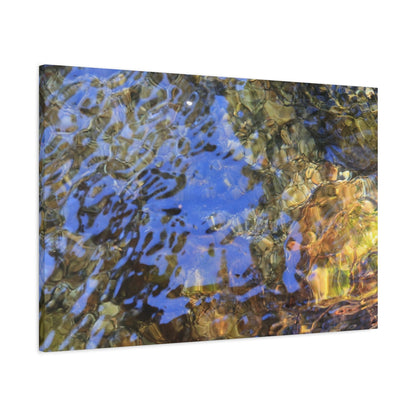 Water's Whisper - Unique Frameless Canvas Wall Art