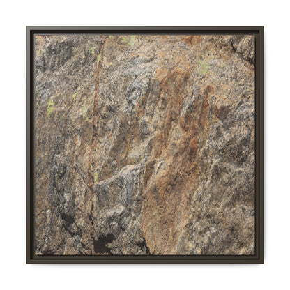 Weathered Rock Formation - Unique Stretched Canvas Wall Art
