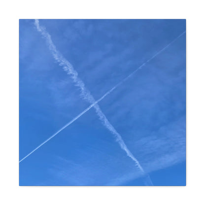 Crossing Paths - Unique Frameless Canvas Wall Art