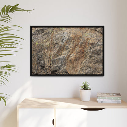 Weathered Rock Formation - Unique Stretched Canvas Wall Art