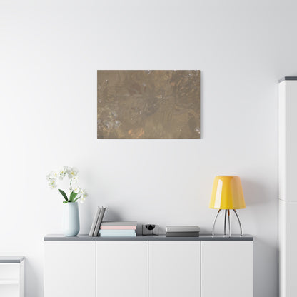 Echoes of Liquid Gold - Unique Frameless Canvas Wall Art
