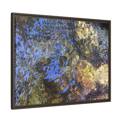 Aquatic Kaleidoscope - Unique Stretched Canvas Wall Art