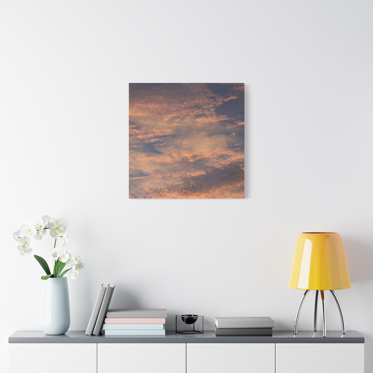 Sunset's Whispers - Unique Frameless Canvas Wall Art