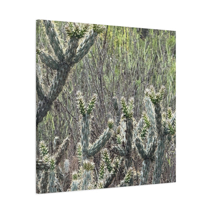 Spiny Sentinels - Unique Frameless Canvas Wall Art