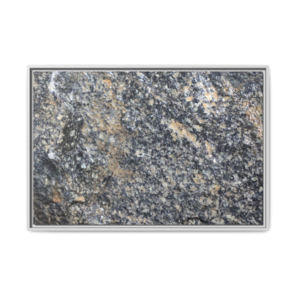 Crystalline Echoes - Unique Stretched Canvas Wall Art