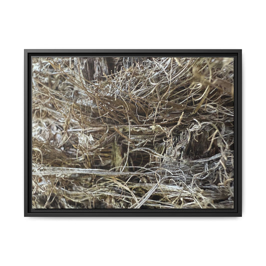 Tangled Whispers of Autumn - Unique Stretched Canvas Wall Art