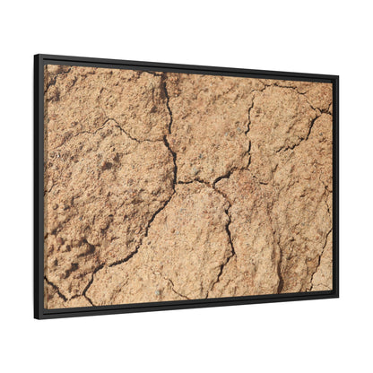Parched Land - Unique Stretched Canvas Wall Art