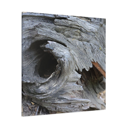 Twisted Whispers of the Forest Floor - Unique Frameless Canvas Wall Art