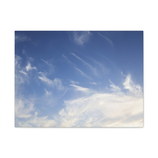Sky's Breath - Unique Frameless Canvas Wall Art