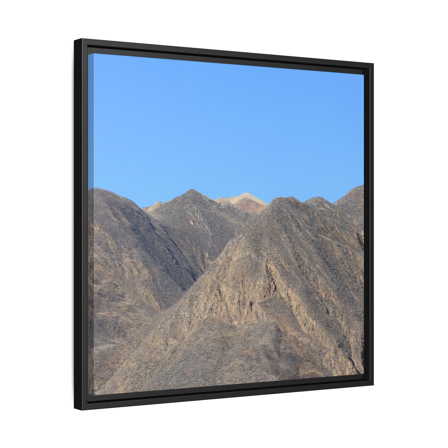 Echoes of Barren Peaks - Unique Stretched Canvas Wall Art - Art By Earth