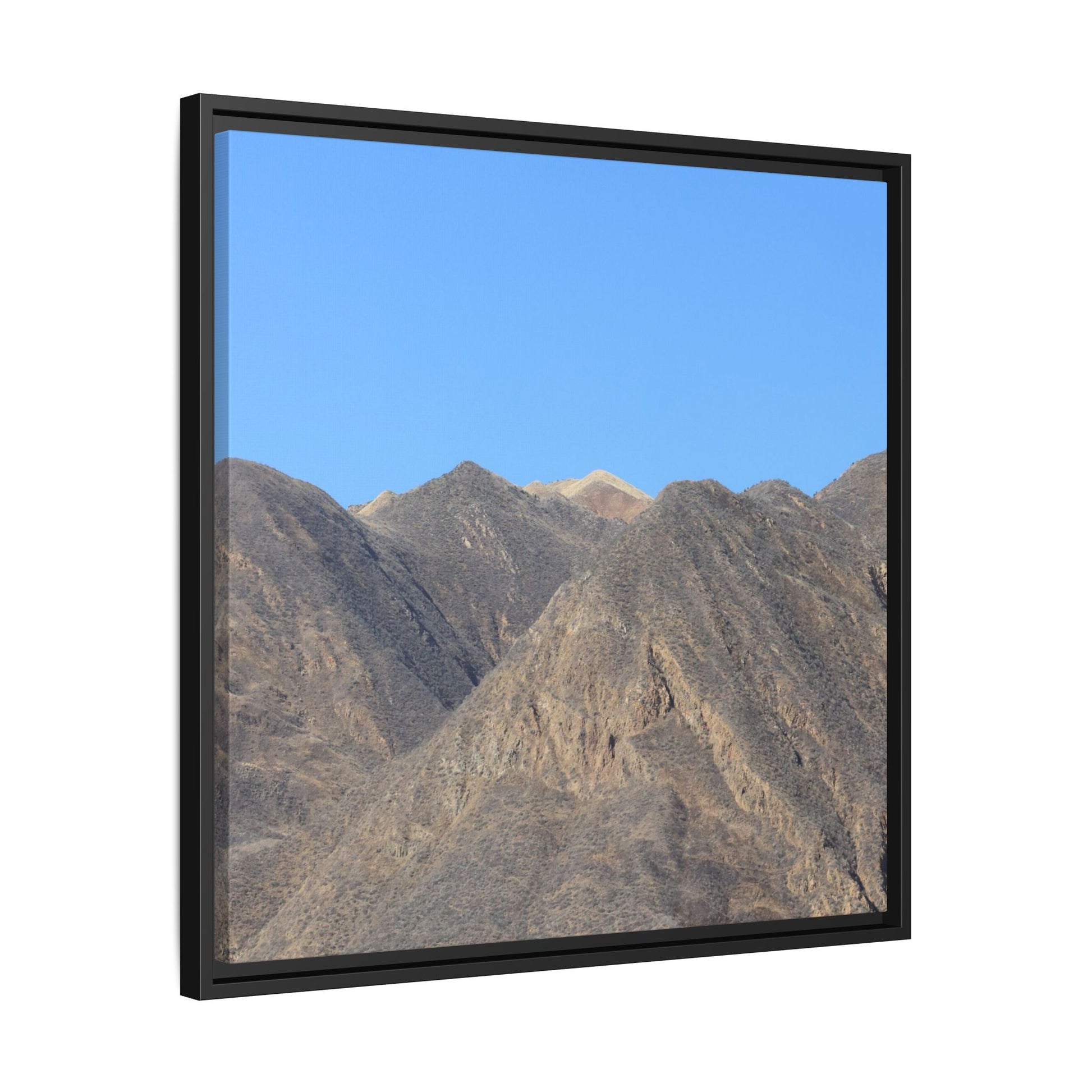 Echoes of Barren Peaks - Unique Stretched Canvas Wall Art - Art By Earth