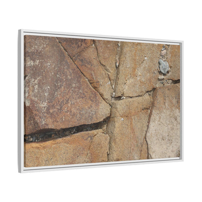 Rusty Crevices - Unique Stretched Canvas Wall Art