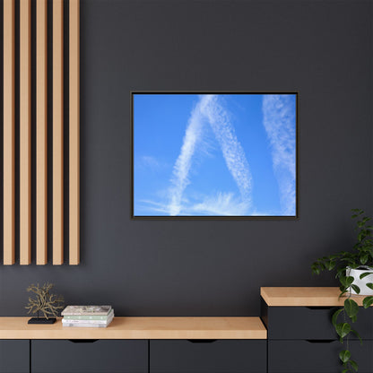 Skyward Whispers - Unique Stretched Canvas Wall Art