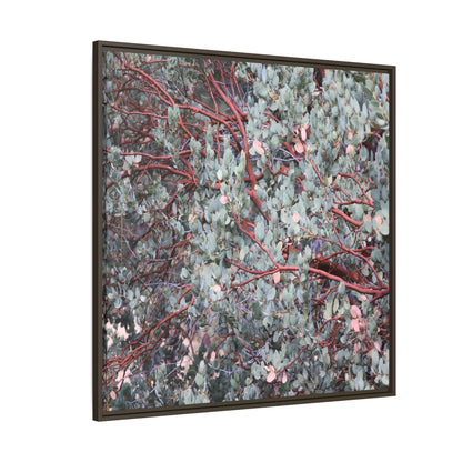 Whispers of Sage - Unique Stretched Canvas Wall Art