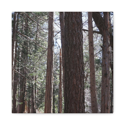 Vertical Sentinels - Unique Frameless Canvas Wall Art