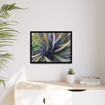 Radiant Leaves - Unique Stretched Canvas Wall Art