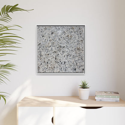 Monochrome Mosaic - Unique Stretched Canvas Wall Art