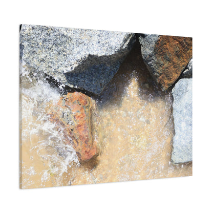 Rocky Embrace - Unique Frameless Canvas Wall Art