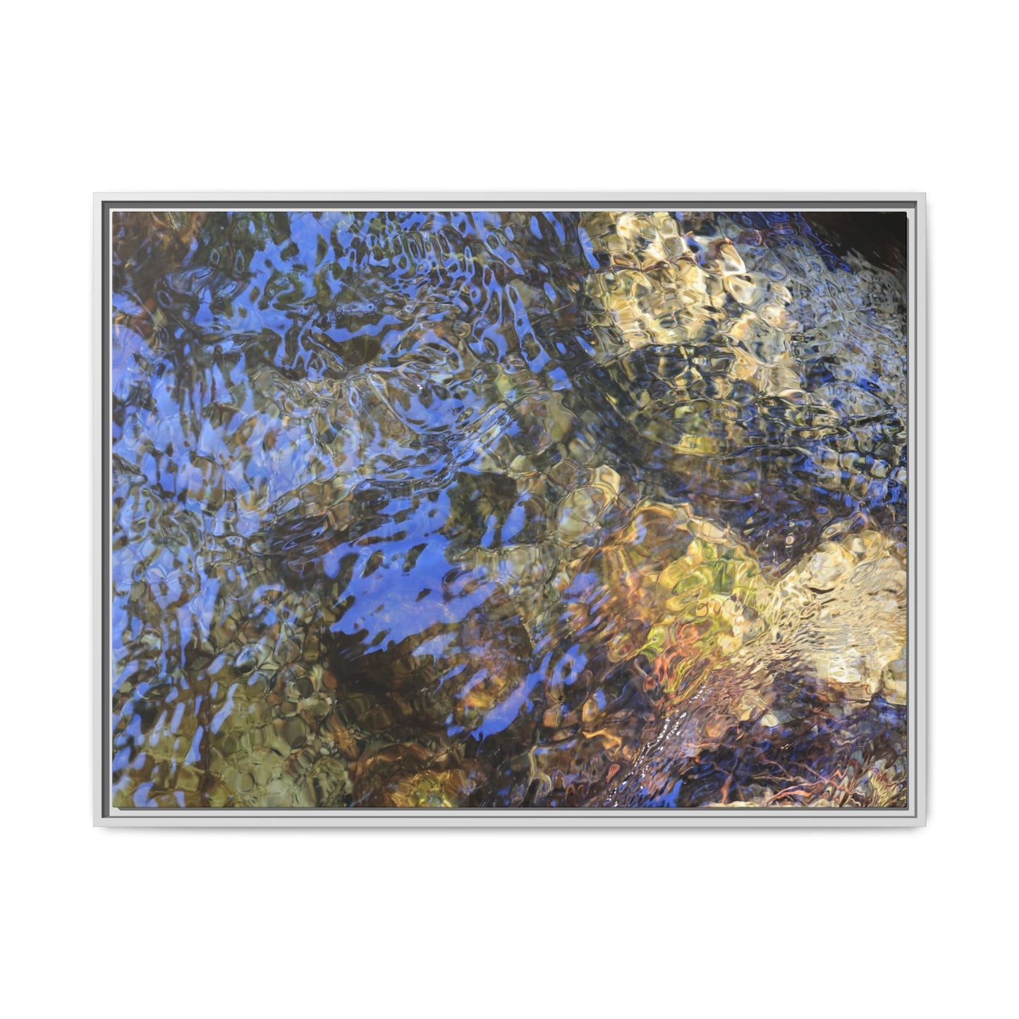 Aquatic Kaleidoscope - Unique Stretched Canvas Wall Art
