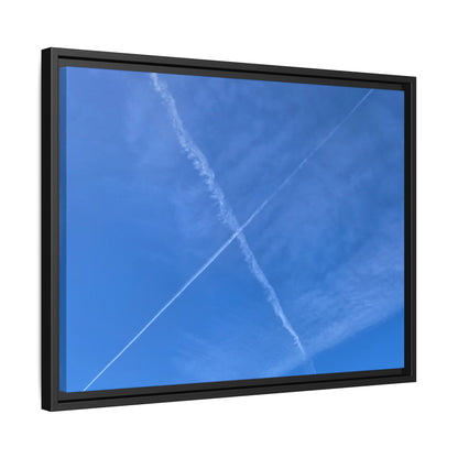 Sky Crossroads - Unique Stretched Canvas Wall Art