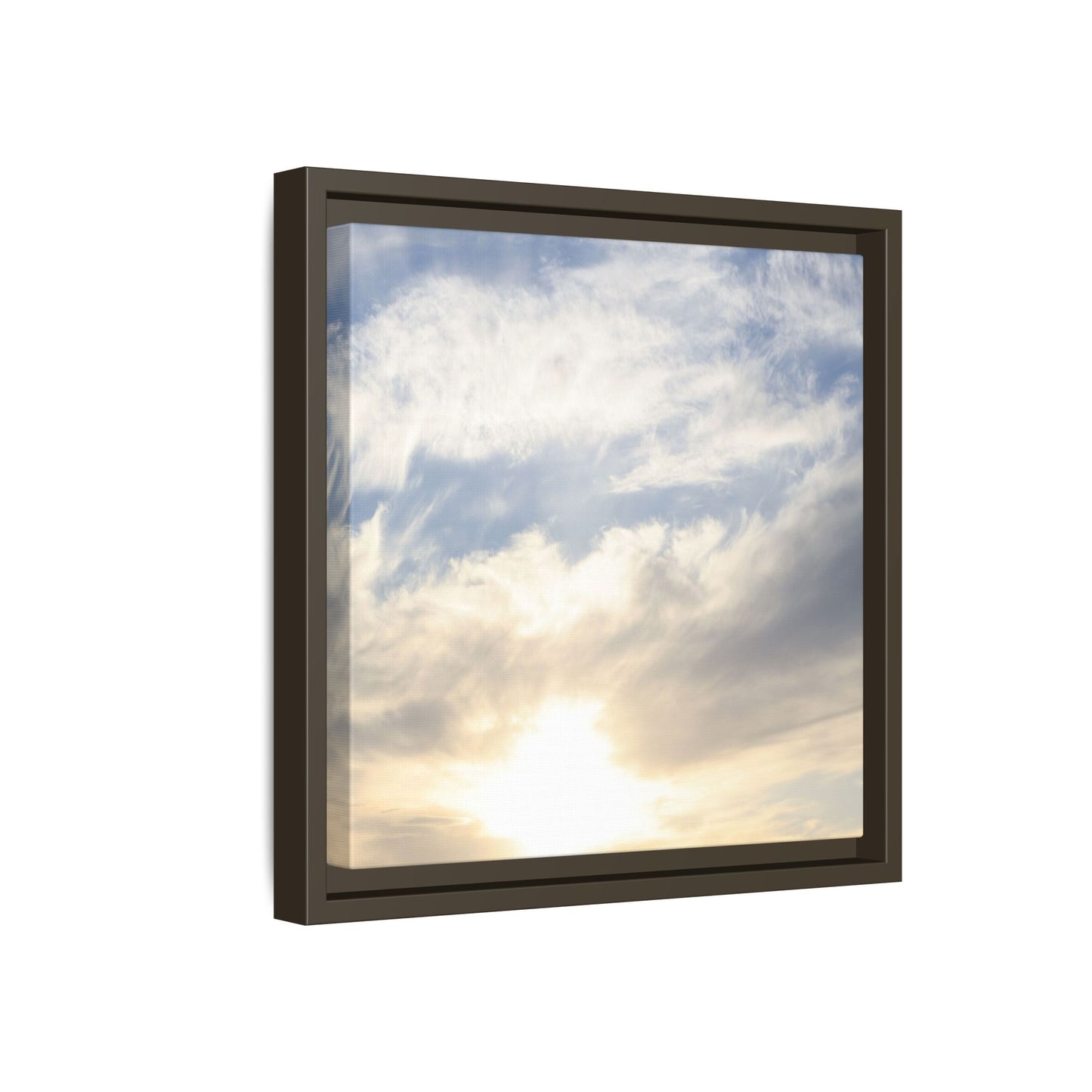 Sky's Ethereal Whisper - Unique Stretched Canvas Wall Art