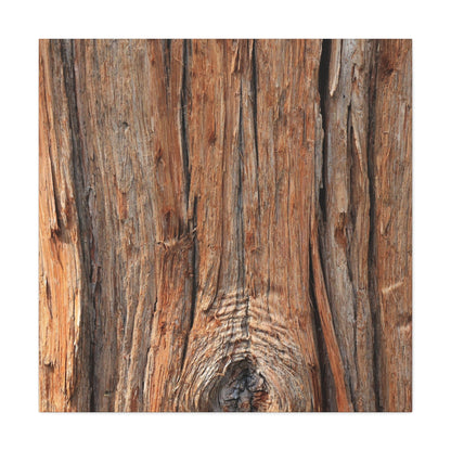 Bark's Ancient Whispers - Unique Frameless Canvas Wall Art