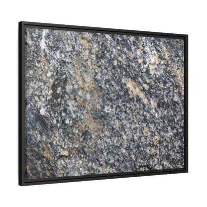 Crystalline Echoes - Unique Stretched Canvas Wall Art