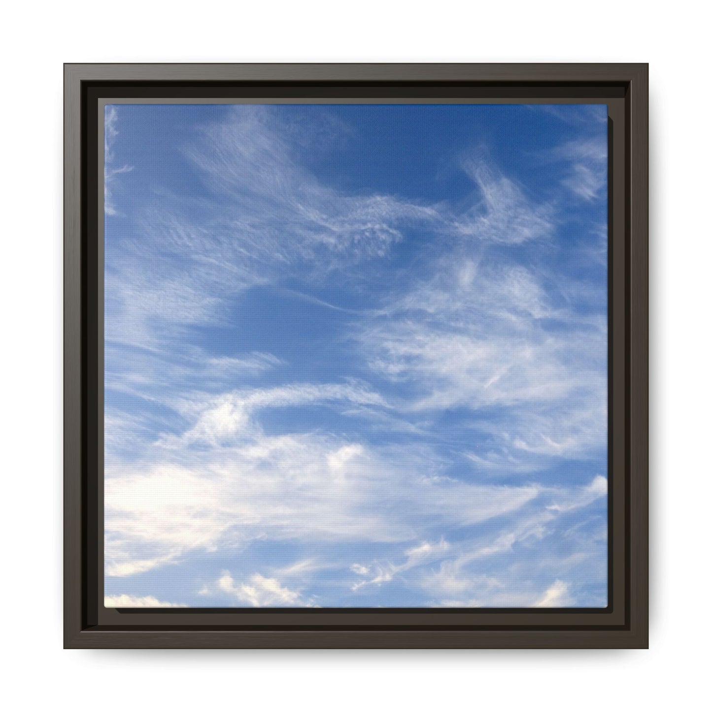 Ethereal Blue Tapestry - Unique Stretched Canvas Wall Art