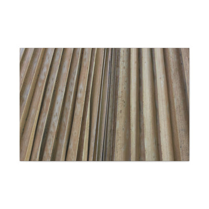 Linear Rhythm - Unique Frameless Canvas Wall Art
