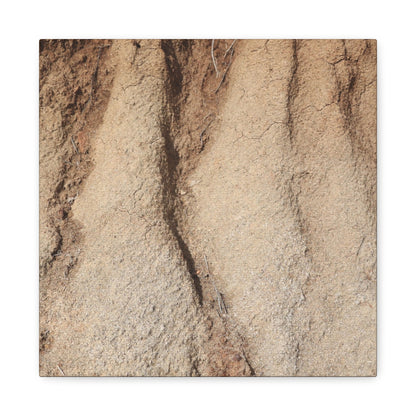 Weathered Earth - Unique Frameless Canvas Wall Art