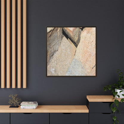 Rock Fragment - Unique Stretched Canvas Wall Art