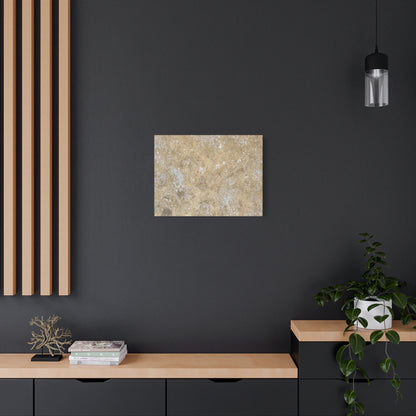 Bubbles in Sand - Unique Frameless Canvas Wall Art