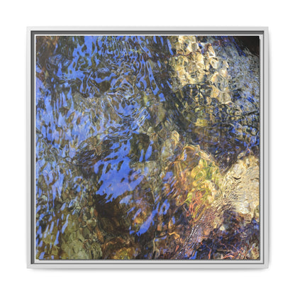 Aquatic Kaleidoscope - Unique Stretched Canvas Wall Art