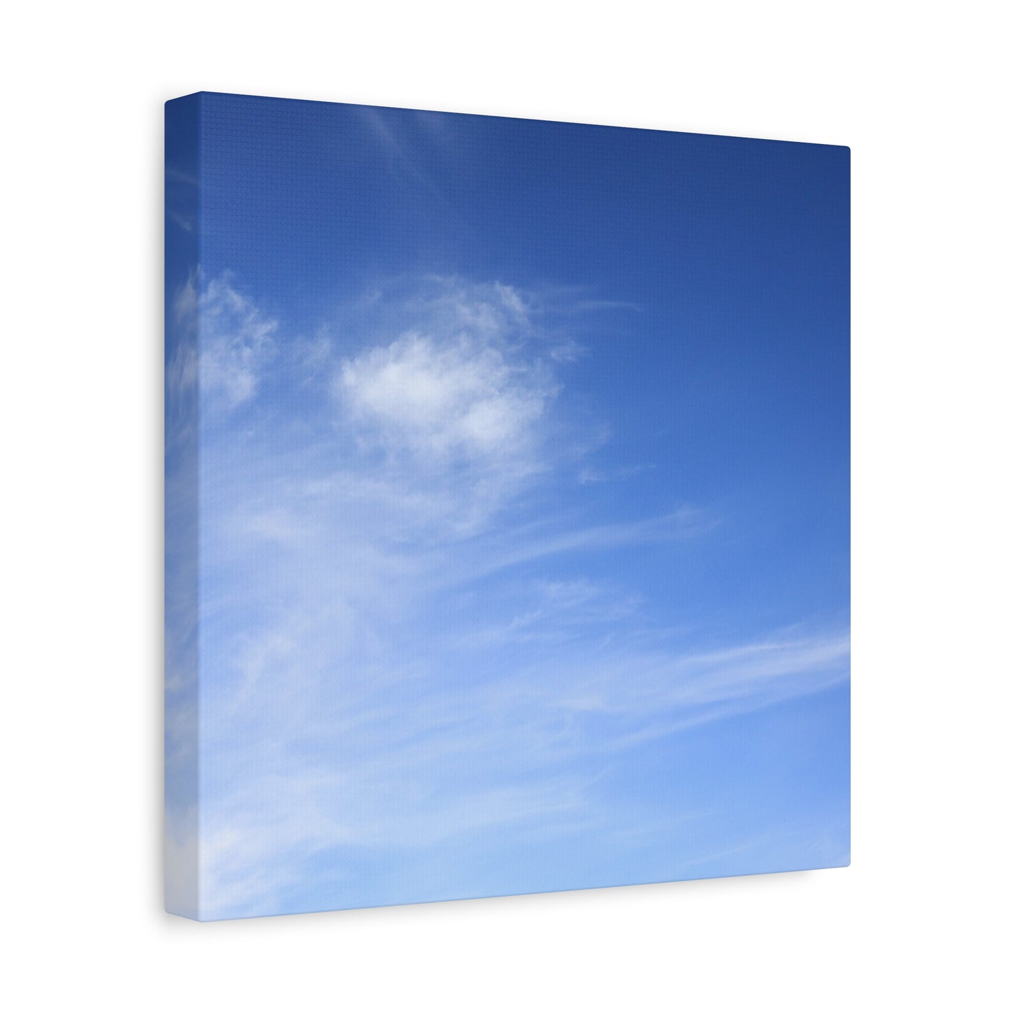 Blue Breath - Unique Frameless Canvas Wall Art